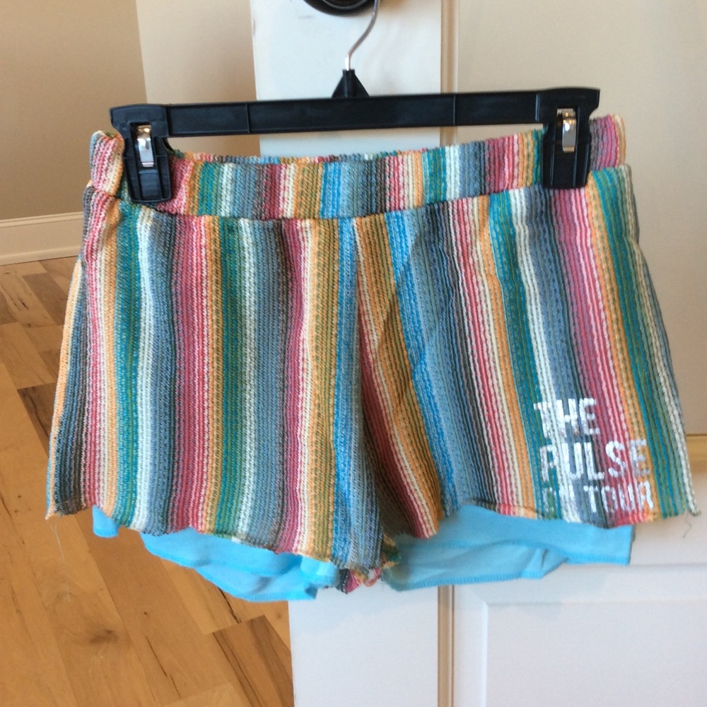 Rachel Kate shorts fits Small tagged M striped